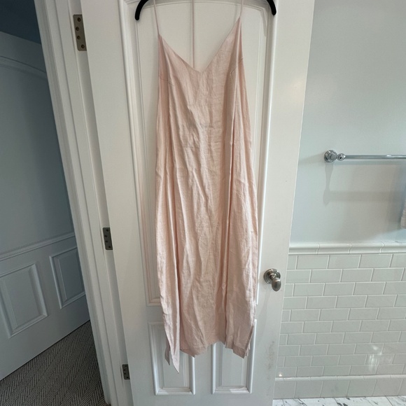 Andrea & Joen Light pink soft linen shift dress - Picture 4 of 13